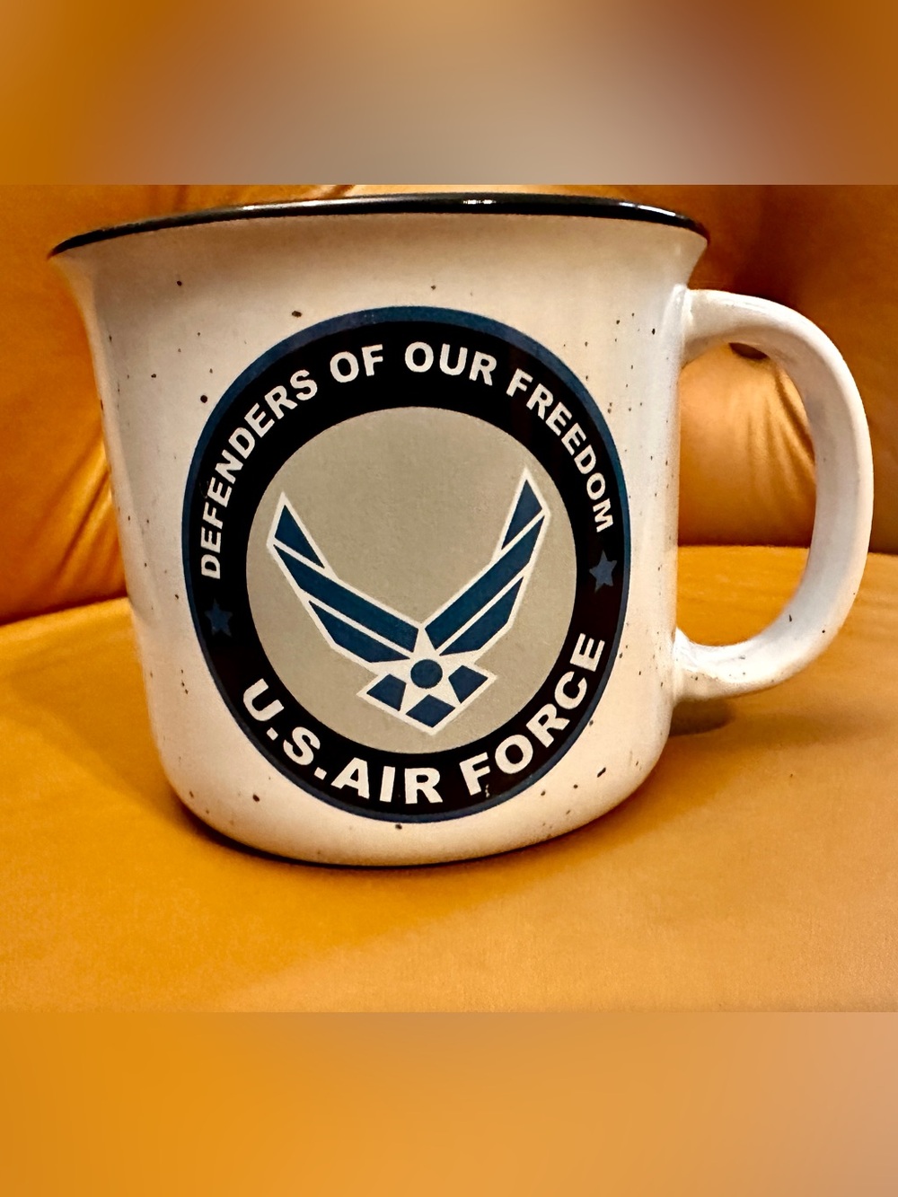 NWT US Air Force Defenders of Our Freedom 14 oz Camper Beverage Mug